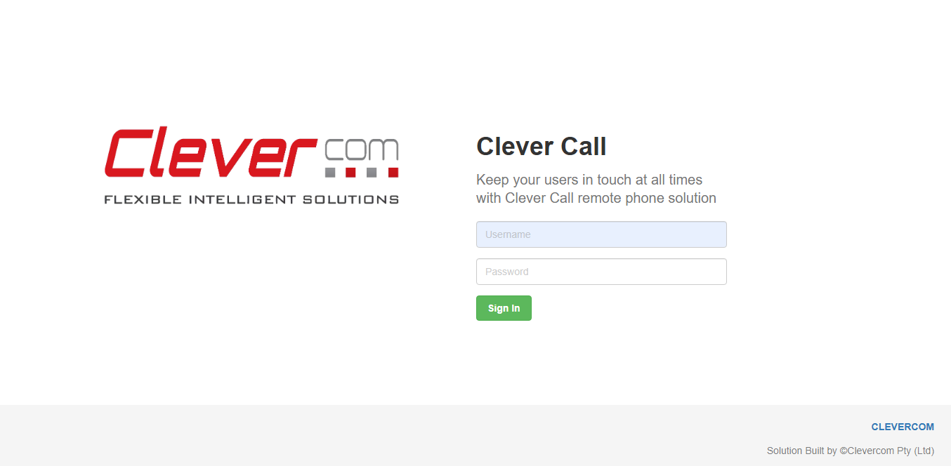 Clever Call website preview image